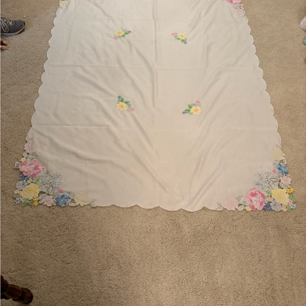 H&M Floral Embroidered Fabric